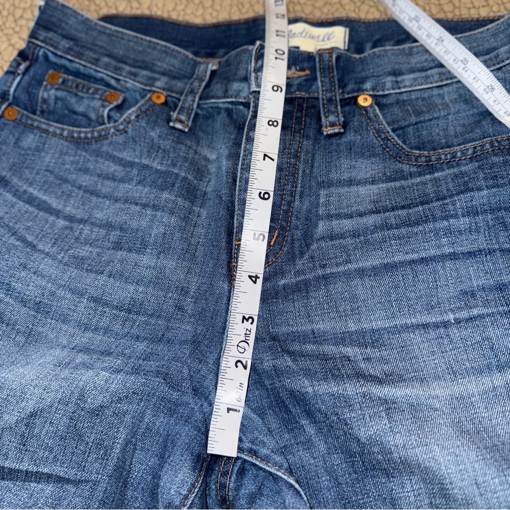 Madewell High-Rise Denim Cut Off/cuff Shorts Sz 27, 4” Inseam​ - Picture 11 of 12